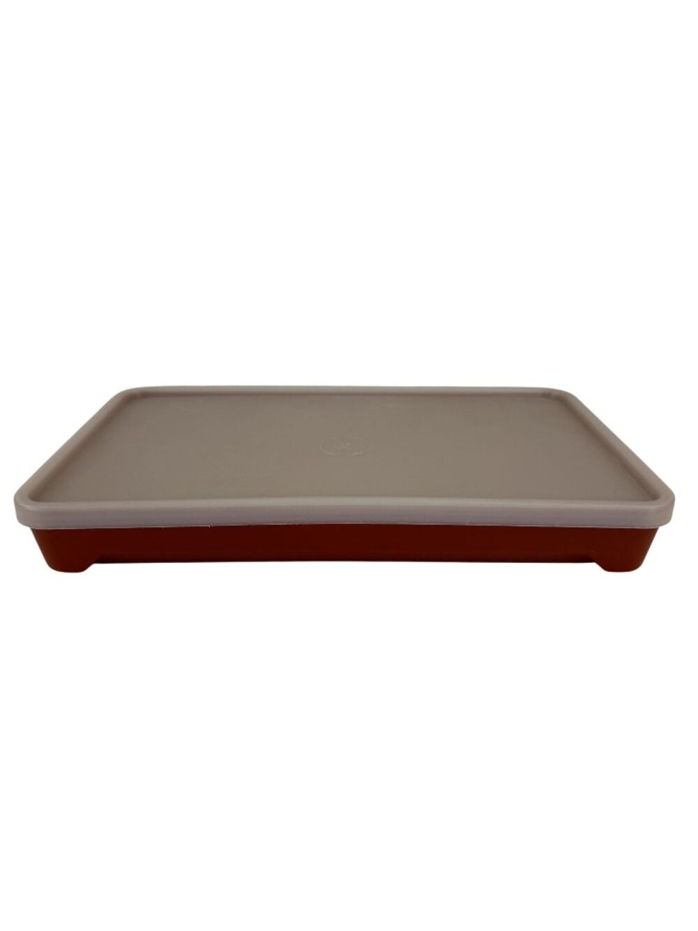 Vintage Tupperware Meat Keeper 1292-3 Marinade Tenderizer Tray Paprika With Lid